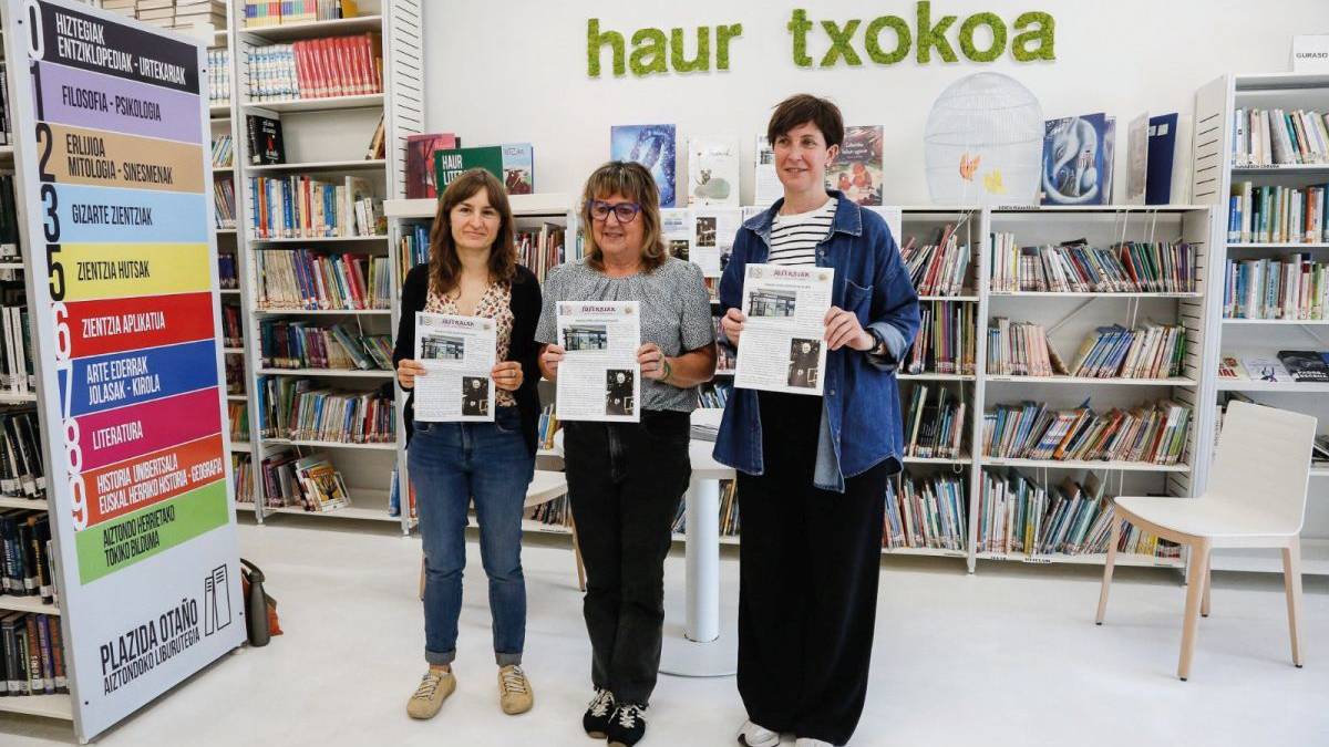 Hamarkada bat Plazida Otaño liburutegian