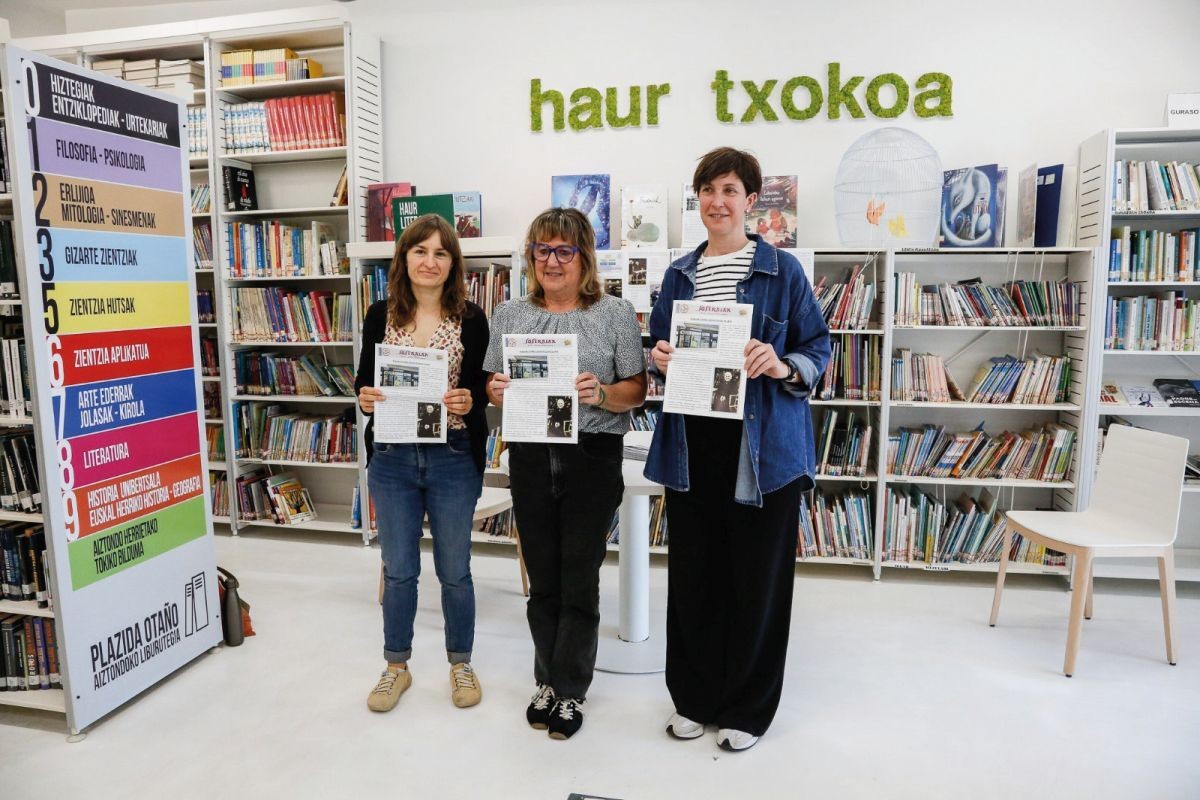Hamarkada bat Plazida Otaño liburutegian