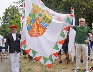 Iñaki Arregi eta Koldo Antolinez, Euskal Herriko udal hautetsiek Bergaran egindako ekitaldian