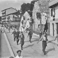 Orratz-begia. Andoaingo haurrak erbestean