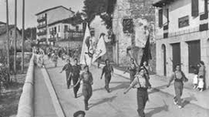 Orratz-begia. Andoaingo haurrak erbestean