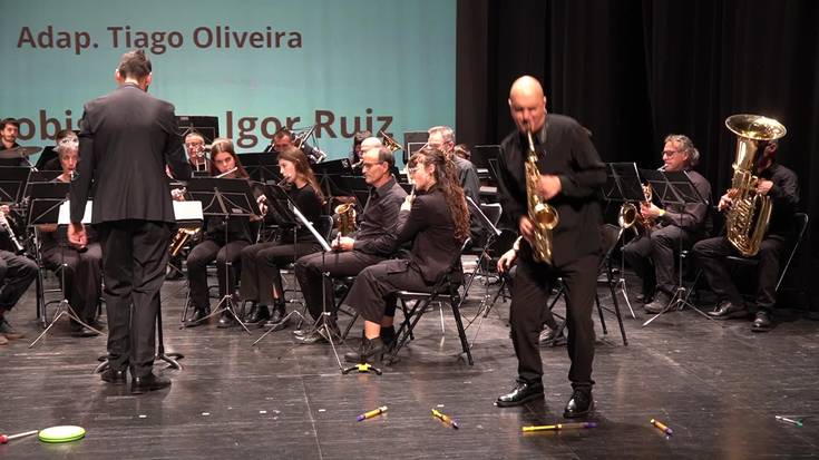 Udal Musika Eskolako Banda: Igor Ruiz saxo-jolea bakarlari