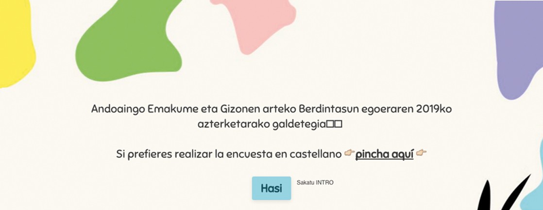 Berdintasun plan berriari begira lanean hasi dira
