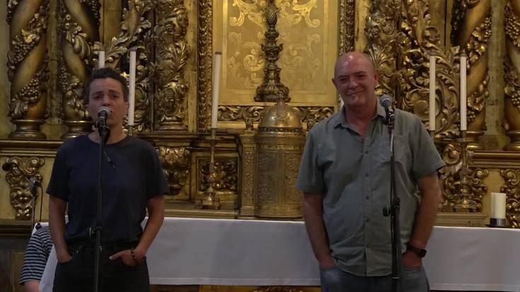 Kaletxikiko bertso saioan, Maialen Lujanbio eta Andoni Egaña
