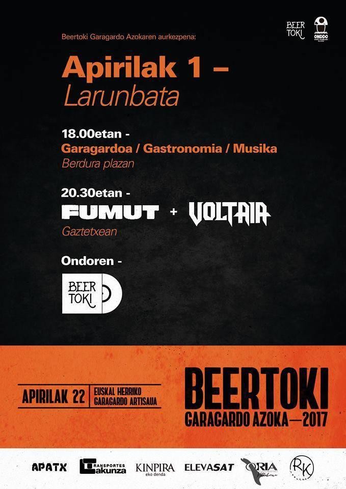 Beertoki Garagardo Azokaren aurkezpen festa, bihar