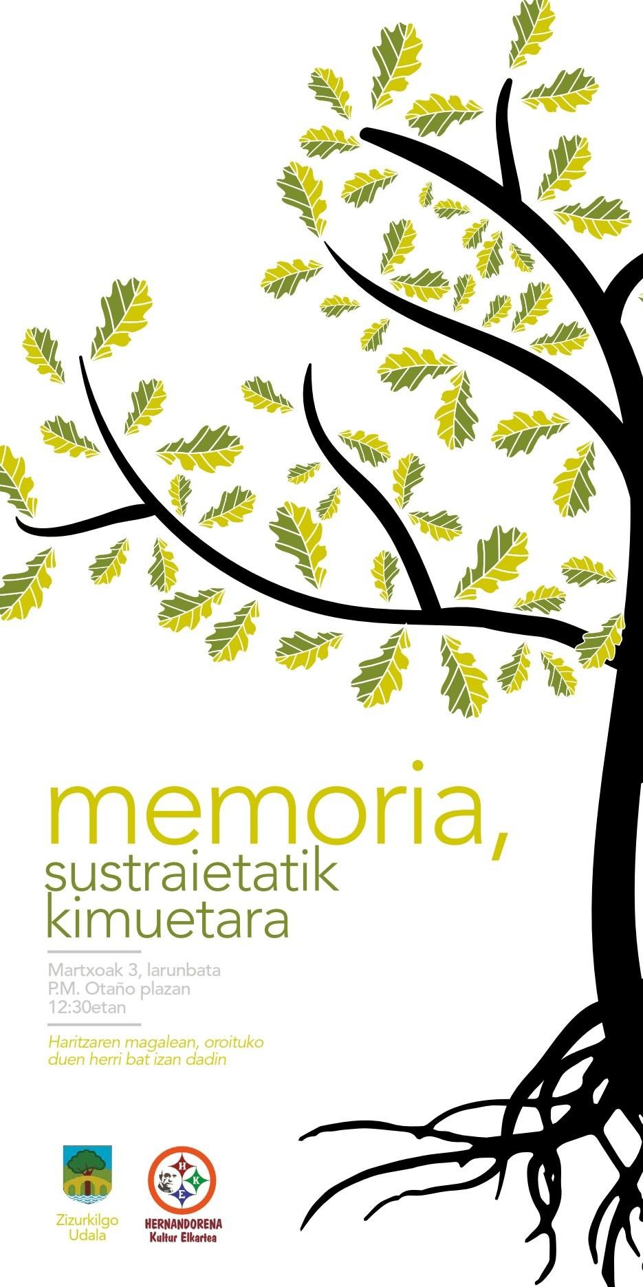Gernikako arbolaren kimua , P.M. Otaño plazan