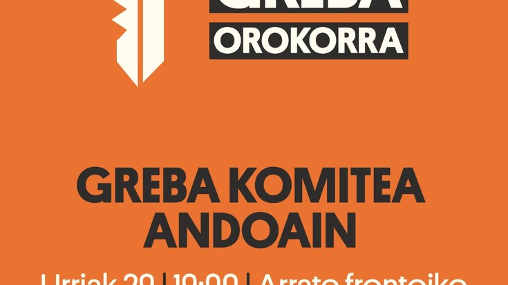 Greba komitearen deialdia Andoainen