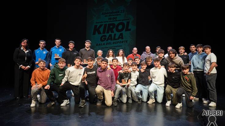 Lorpen handiko kirol taldeak eta kirolariak saritu dituzte Kirol Galan
