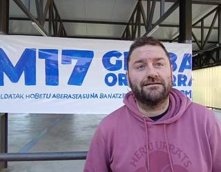 "N1eko protesta oso lasaia izan da, Ertzaintzak agerpena egin duen arte"