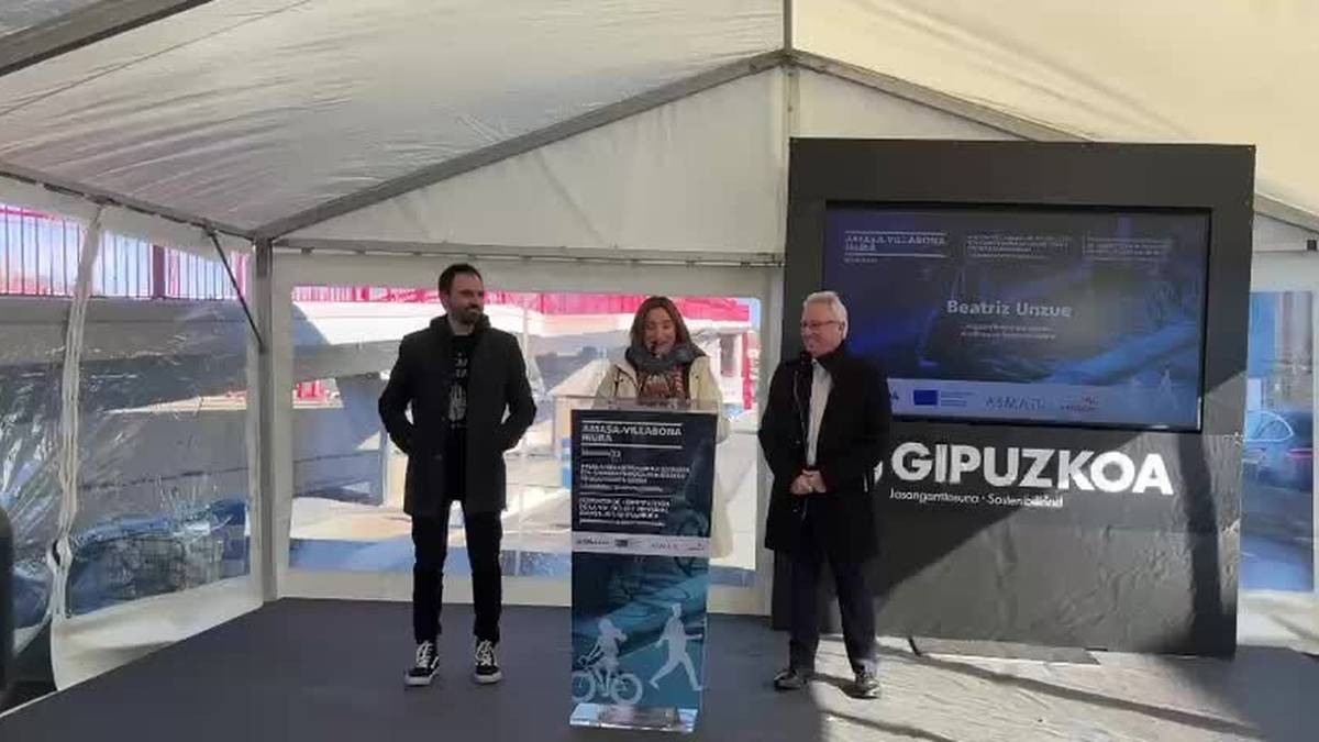 Amasa-Villabona eta Irura lotzen dituen bidegorri berria inauguratu dute