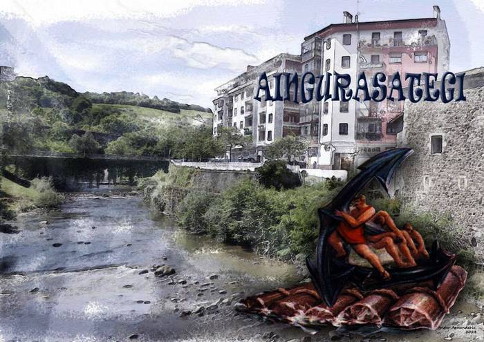 Antzinako aingura eta sutegia gogoan, argi eta soinu ikuskizuna iragarri dute gaur gauerako