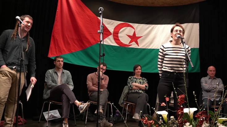 Sahararen aldeko bertso saioa: Maddalen Arzallus, puntuak jarrita