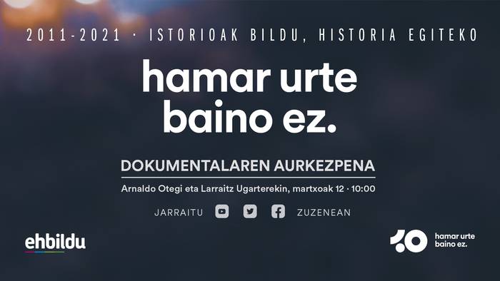 Dokumentala eta solasaldia Lekaion, EH Bilduren eskutik