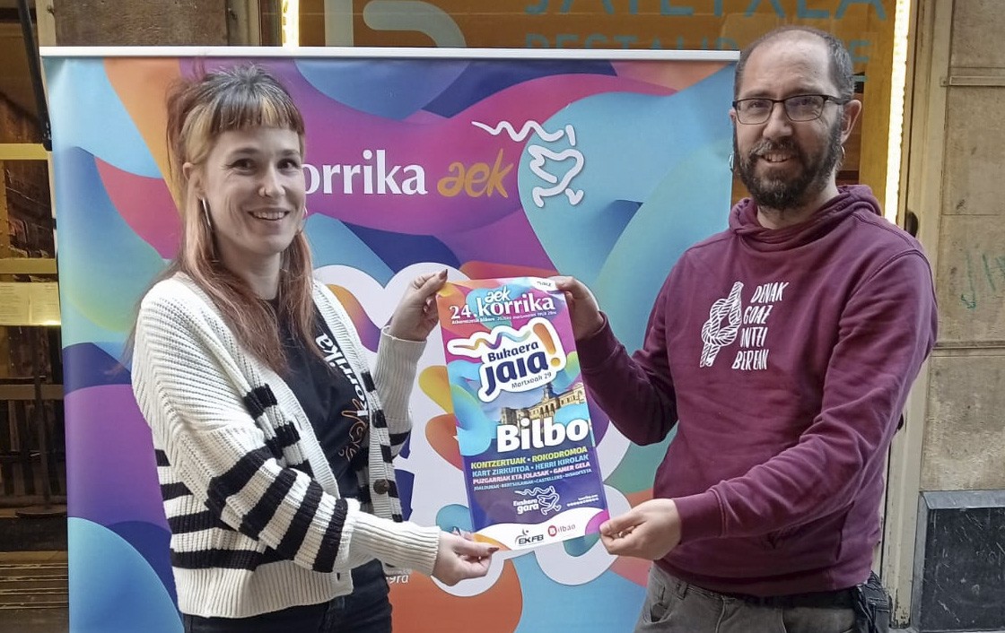 Jaia piztuko da Bilbon, 24. Korrikari amaiera emateko