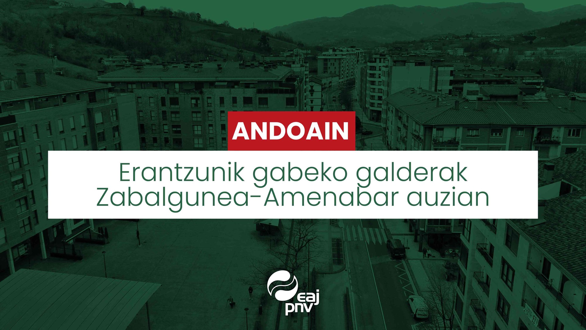 Andoain: erantzunik gabe geratzen diren galderak Zabalgunea-Amenabar auzian