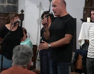 Sorabillan bertsotan, Lujanbio, Elustondo, Illarregi eta Mendiluze: lau turista, Sorabillako jaietan harrituta