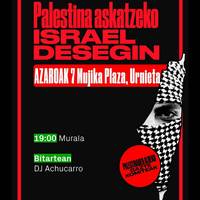 Palestinaren aldeko mural-margoketa