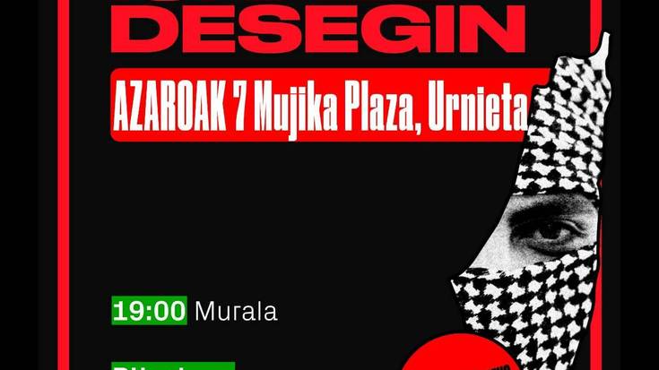 Palestinaren aldeko mural-margoketa