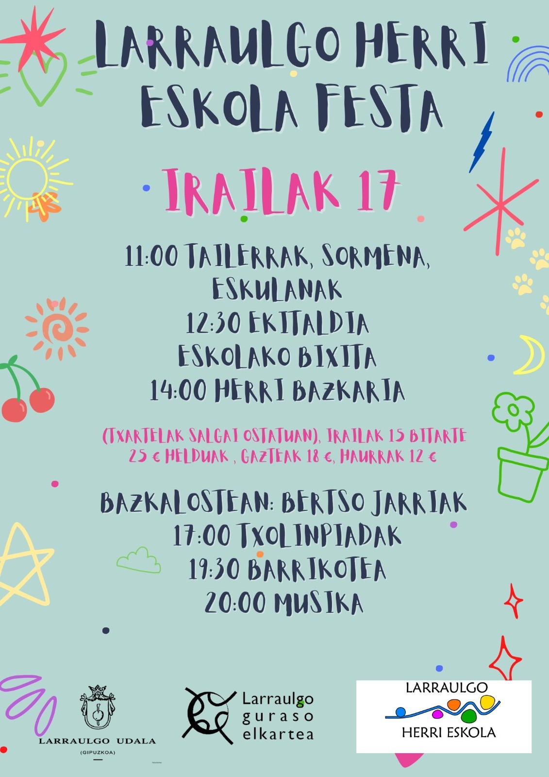 Larraulgo Herri Eskolaren inaugurazio ekitaldia