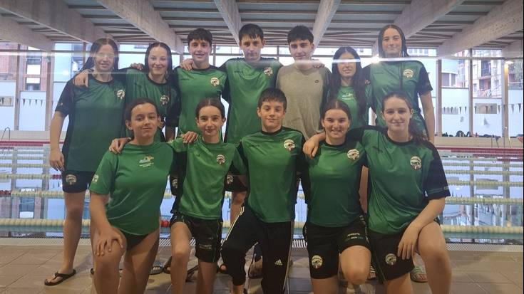 Neguko Ligari ekin diote igerilariek