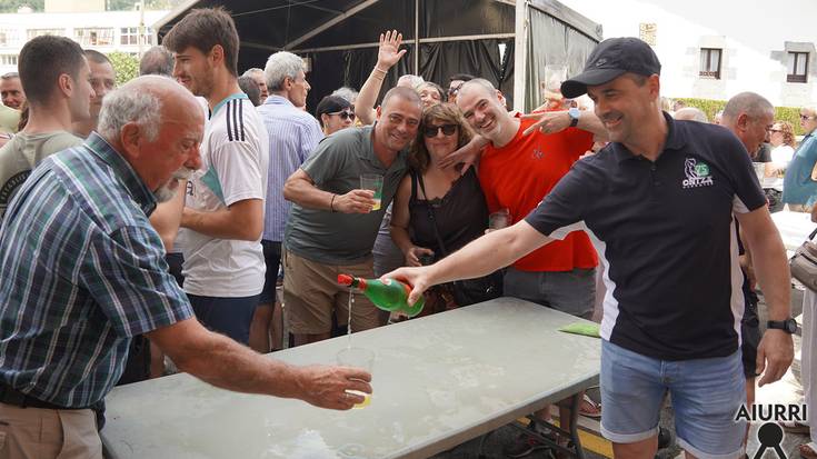 Gaztañagak irabazi du Kaletxikiko sagardo txapelketa