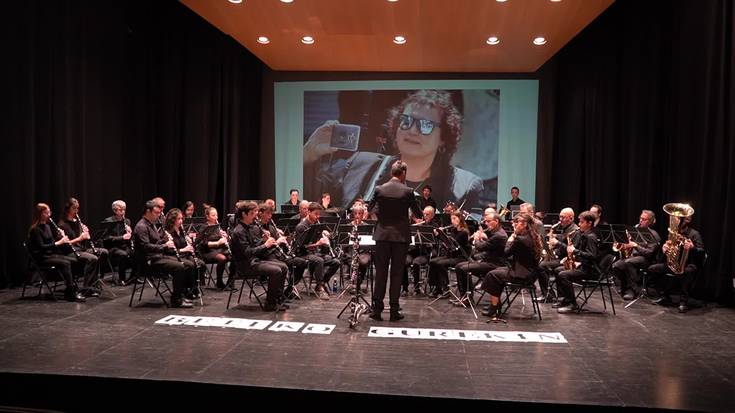 Udal Musika Eskolako Banda: Arantxa Irigoras kide ohia gogoan