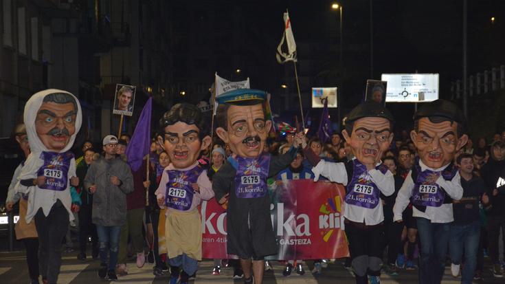 Egun osoko ospakizuna, KORRIKA iristen den egunean bertan