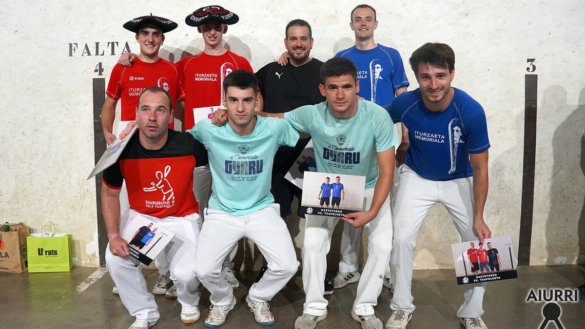 Iñaki Lopez de Munainek eta Beñat Salbadorrek irabazi dute Gaztetxeko eskupilota txapelketa