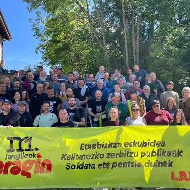 Eskualde mailako manifestazioa Hernanin, maiatzaren lehenean