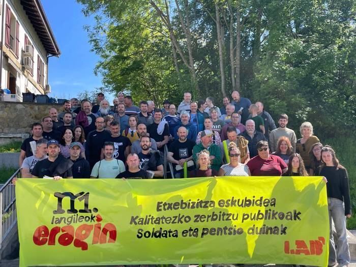 Eskualde mailako manifestazioa Hernanin, maiatzaren lehenean