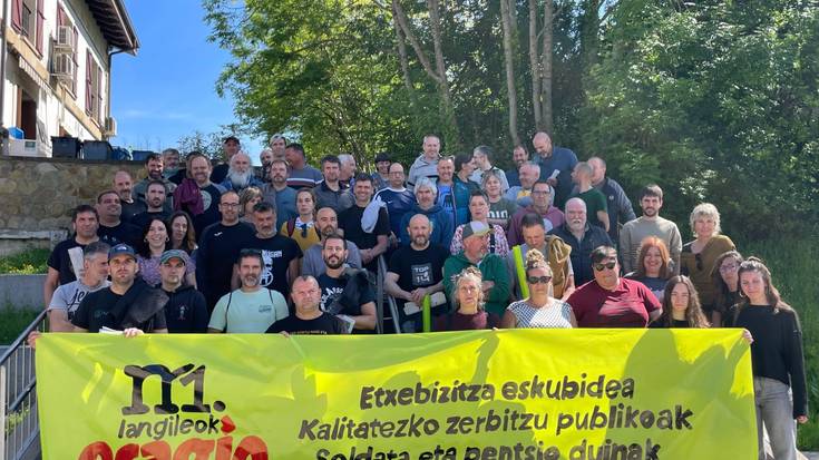 Eskualde mailako manifestazioa Hernanin, maiatzaren lehenean