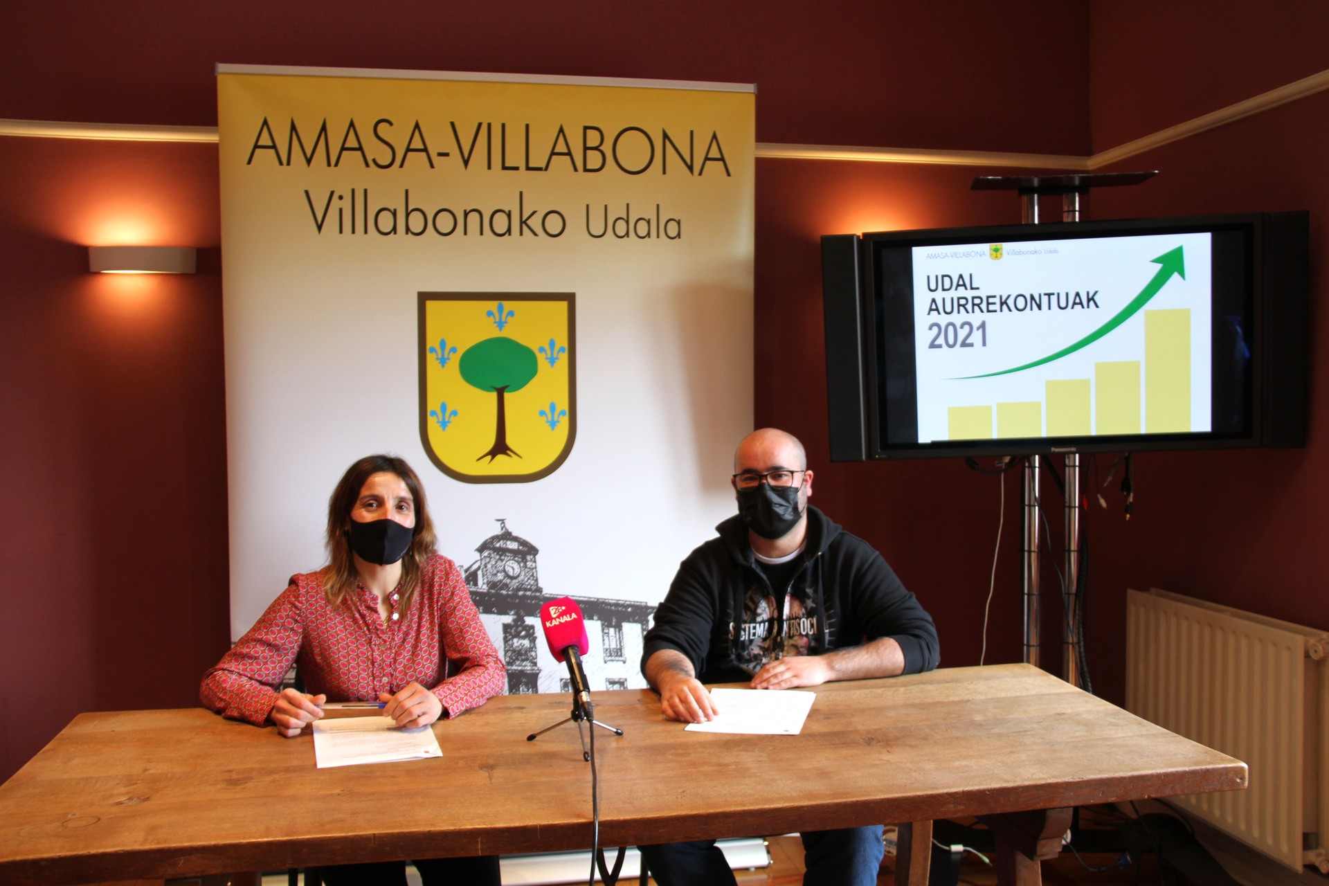 2021eko udal aurrekontuak aurkeztu ditu Amasa-Villabonako udal gobernuak
