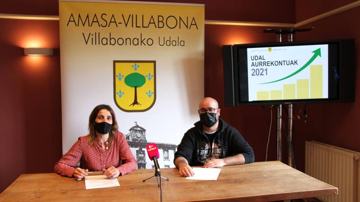 2021eko udal aurrekontuak aurkeztu ditu Amasa-Villabonako udal gobernuak