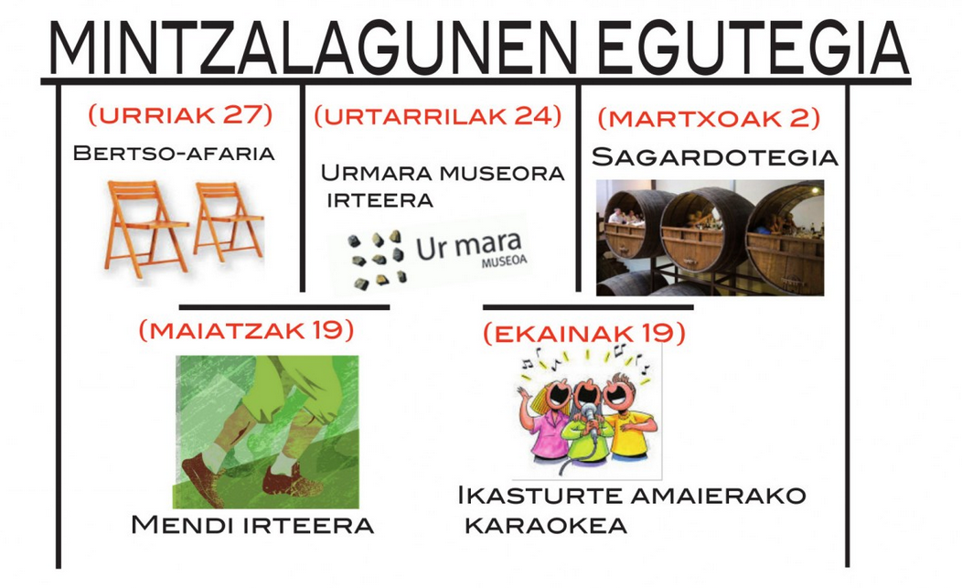 Prest dugu aurtengo Mintzalagunen egutegia