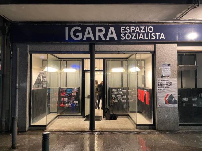 Igara espazio sozialistan ekitaldi-sorta antolatu dute azaroari begira