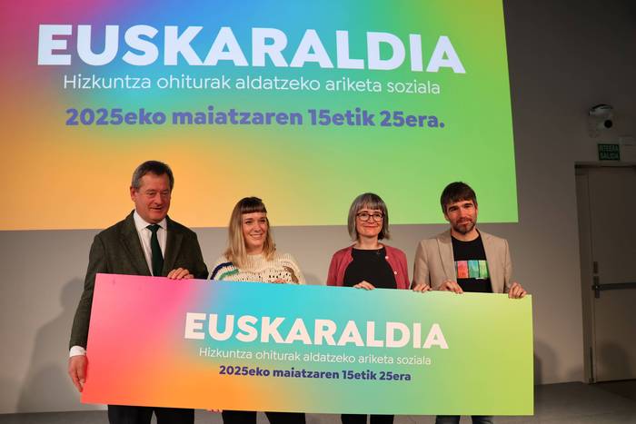 2025eko maiatzaren 15etik 25era izango da Euskaraldia