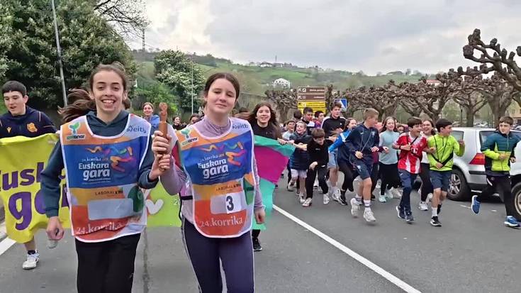 Korrika Gaztea, Andoaingo kaleetan