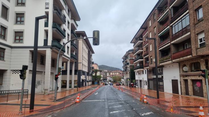 Idiazabal kalea itxita egongo da hainbat egunez, bulebarizazio lanengatik