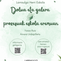 Dolua eta galera prozesuak eskola eremuan, hitzaldia