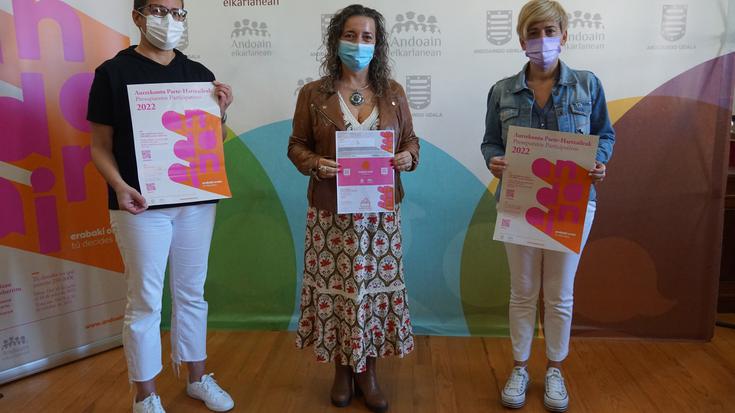 Andoaindarrek 2022ko Aurrekontu Parte-hartzailean zer esana izango dute urriak 31 bitarte