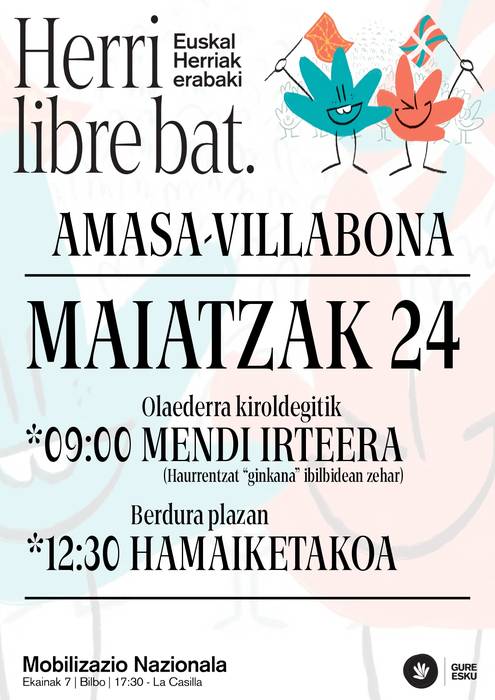 Animatu eta batu GURE ESKU mendi irteerara!