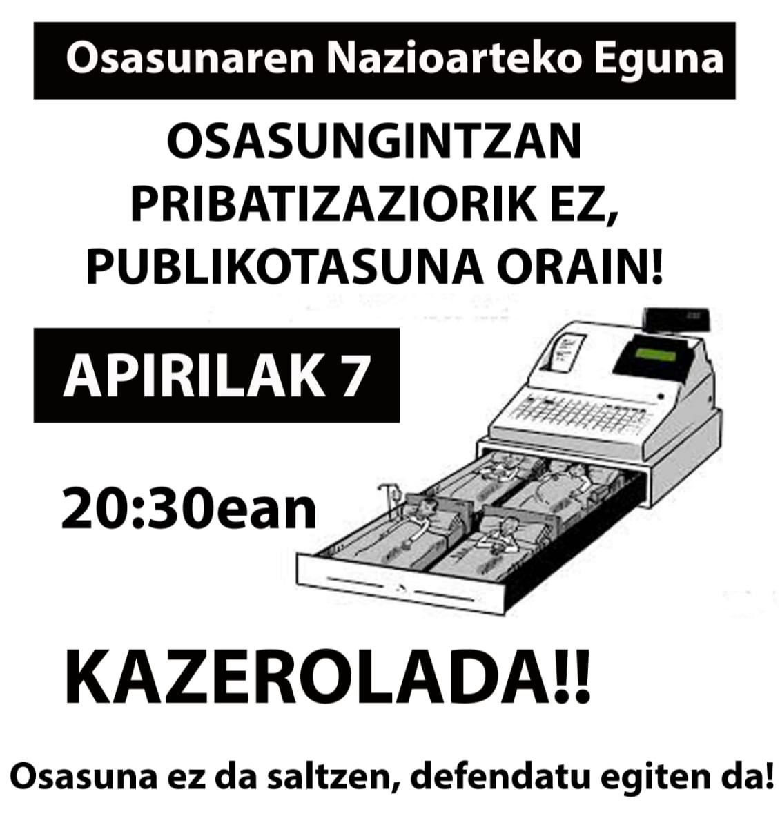 Kazerolada Osasunaren Nazioarteko Egunean