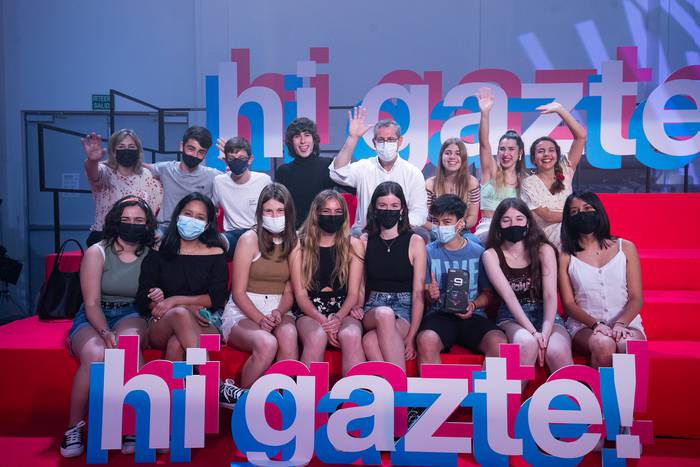 La Salle Berrozpeko ikasleak saritu dituzte Hi Gazte! egitasmoaren harira