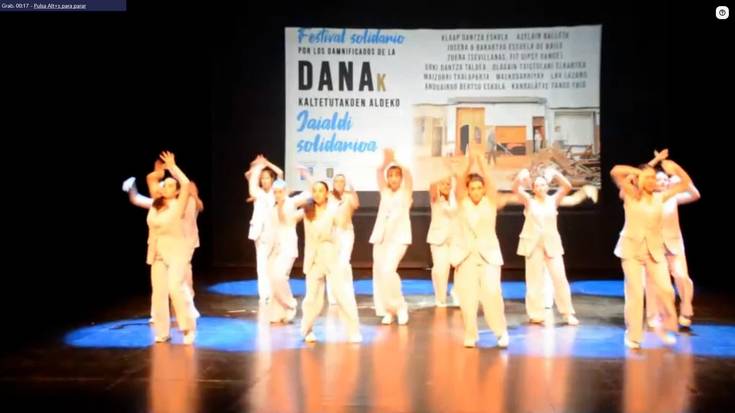 Valentzian DANAk kaltetuen aldeko jaialdi solidarioa: Klapp dantza eskola