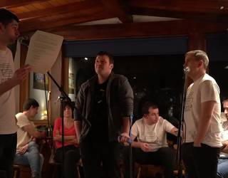 Andoain-Hernani Gipuzkoako Herriarteko Txapelketa: Andoni Mujika eta Jon Eskudero: Andoaingo taberna batean, "No entiendo"