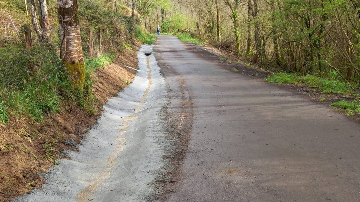 Lepasoro baserrirako bidea konpondu dute