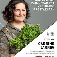 Sendabelar tailerra Garbiñe Larrearekin