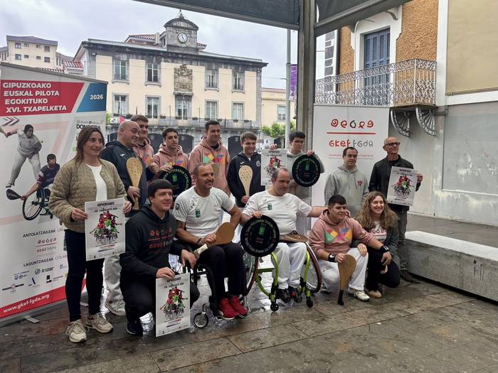 Euskal Pilota Egokituko XVI. Gipuzkoako Txapelketako binakako finalak, bihar Amasan