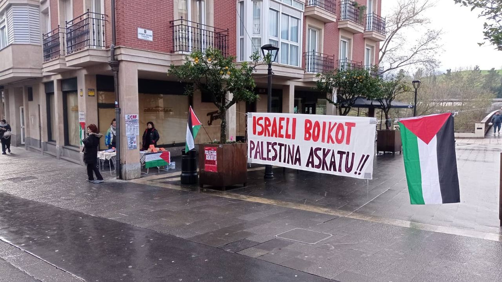 Palestinaren aldeko eguna antolatu dute Andoainen