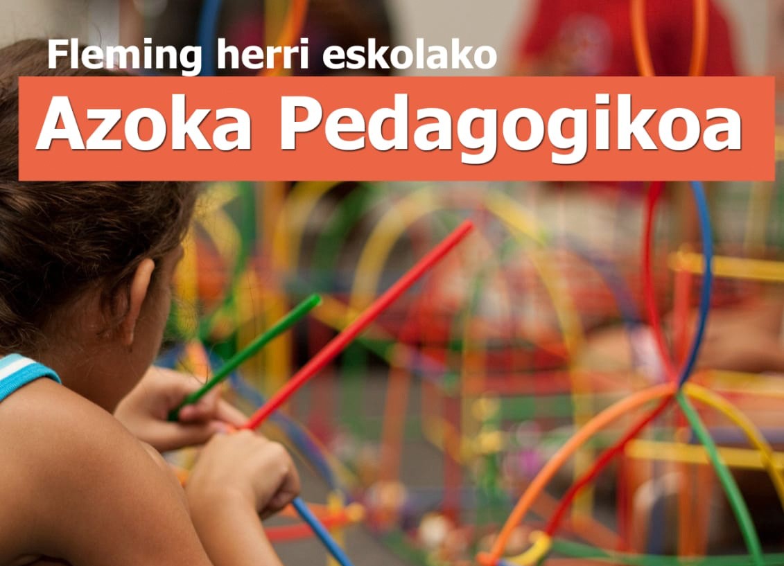 Fleming herri eskolaren Azoka Pedagogikoa, larunbatean